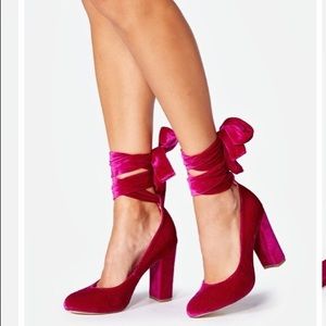 Just fab Tetra pump block heels